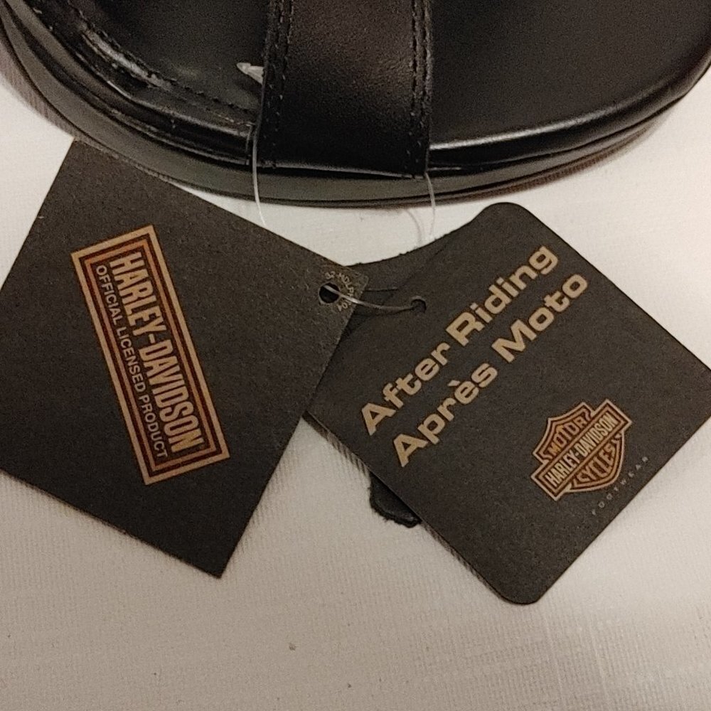 Harley-Davidson® Women's Shawna 4-Inch Black Slide Sandals Women's size 9 HARLEY - Picture 6 of 12